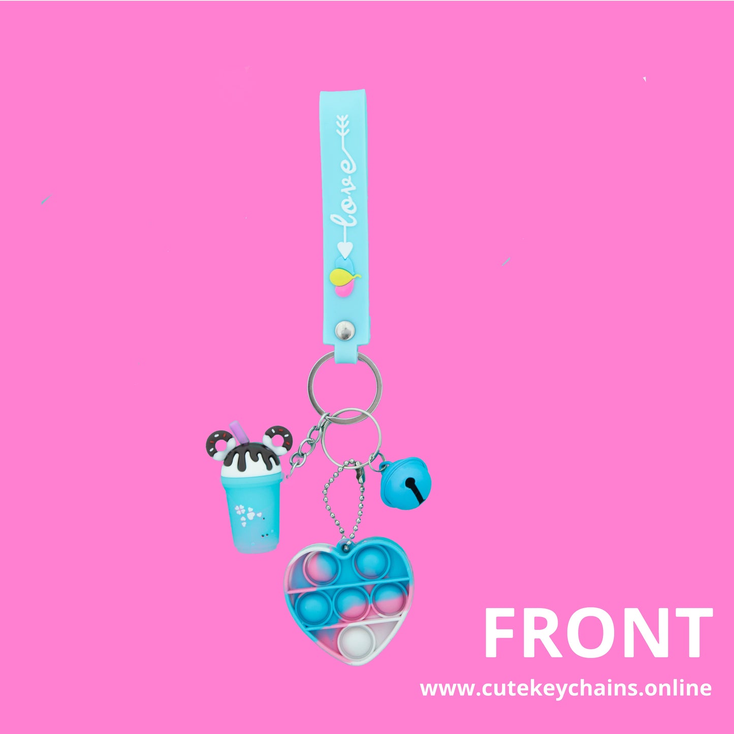 Cute Boba Sensory Keychain, Key Chain for Women, Key Chain for kids, Gifts for girl keychain, kawaii keychain, cute keychain Australia