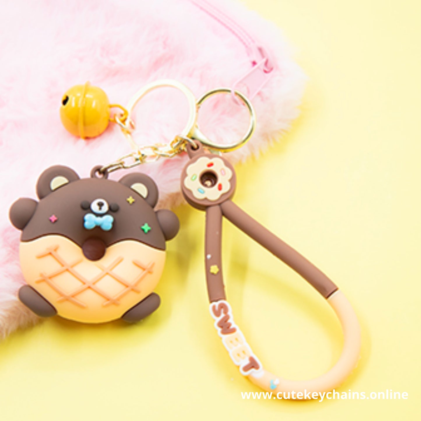 Cute Bear Keychain, Keychain for Women, Keychain for kids, Gifts for girl keychain, kawaii keychain, cute keychain Australia