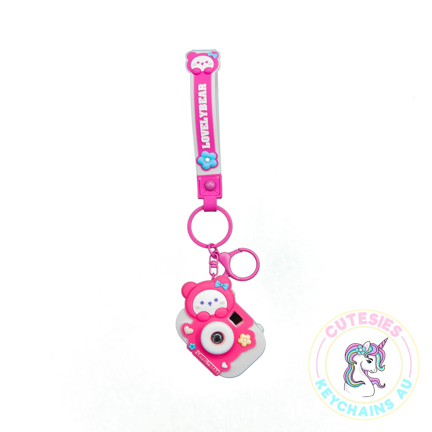 Cute Rabbit Camera Keychain, Keychain Pattern Svg, Key Chain for Women, Key Chain for Men, Key Chain for Women, Key Chain for kids, Gifts for girl keychain, kawaii keychain, cute keychain Australia