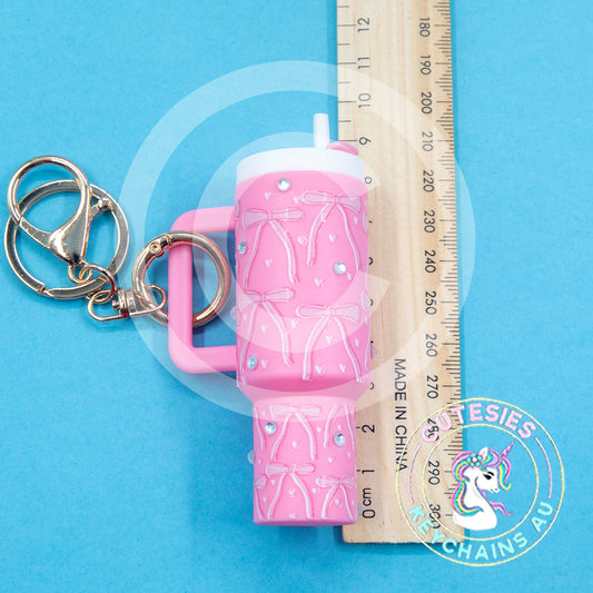 Mini tumbler Lip Balm Holder Keychain (Royal Crush) - Deluxe Edition