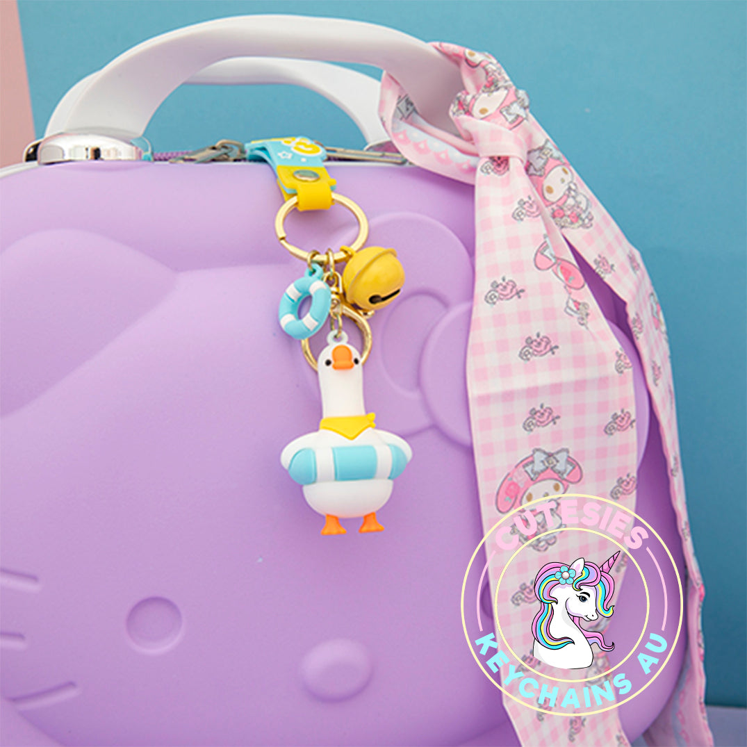 Cute Goose Keychain, KeyChain for Child, Goose Lover Keychain, Gifts for child, 3d keychain (Copy)