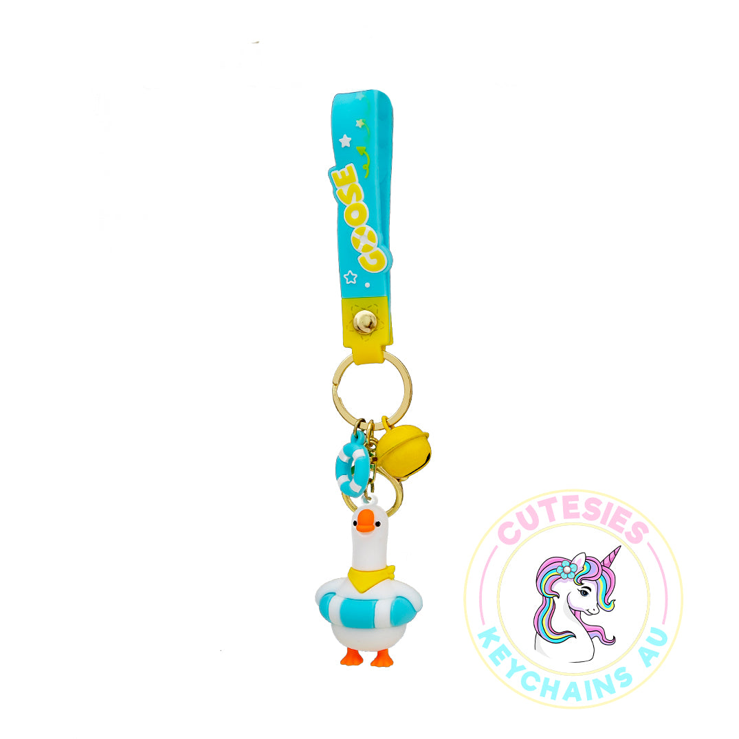 Cute Goose Keychain, KeyChain for Child, Goose Lover Keychain, Gifts for child, 3d keychain (Copy)