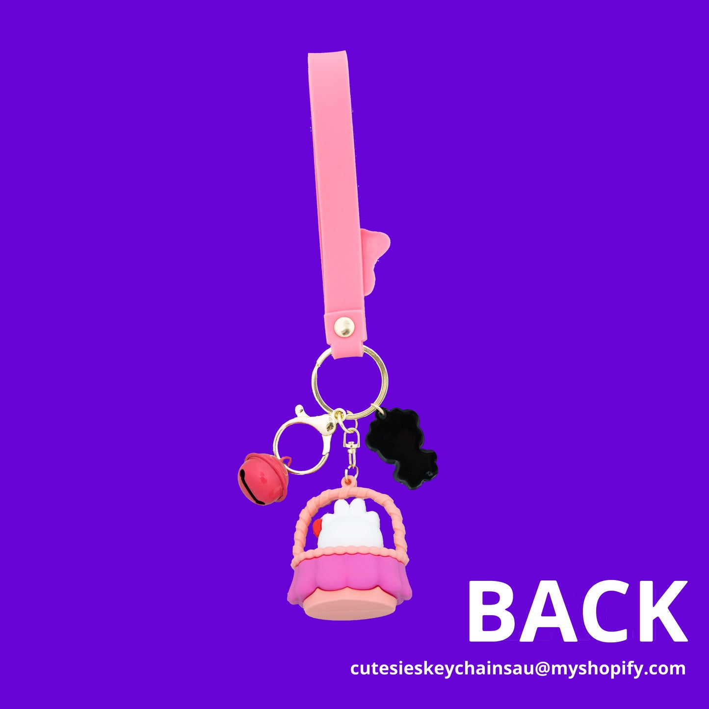 Cute Hello Kitty Cat Basket Keychain, Key Chain for Women, Key Chain for kids, Gifts for girl keychain, kawaii keychain, cute keychain Australia