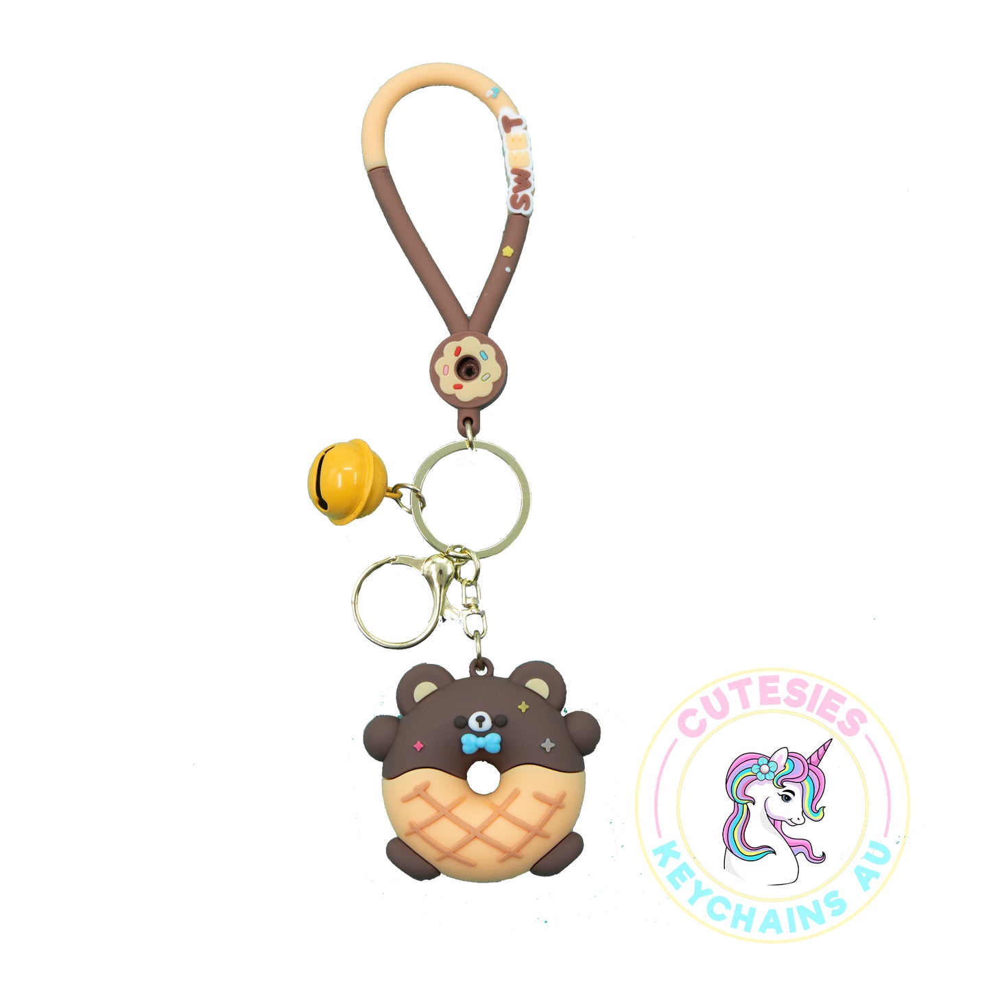 Cute Bear Keychain, Keychain for Women, Keychain for kids, Gifts for girl keychain, kawaii keychain, cute keychain Australia