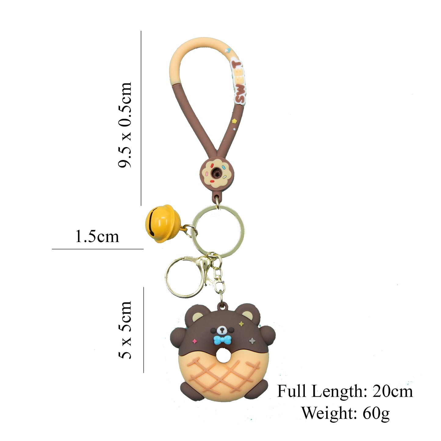 Cute Bear Keychain, Keychain for Women, Keychain for kids, Gifts for girl keychain, kawaii keychain, cute keychain Australia