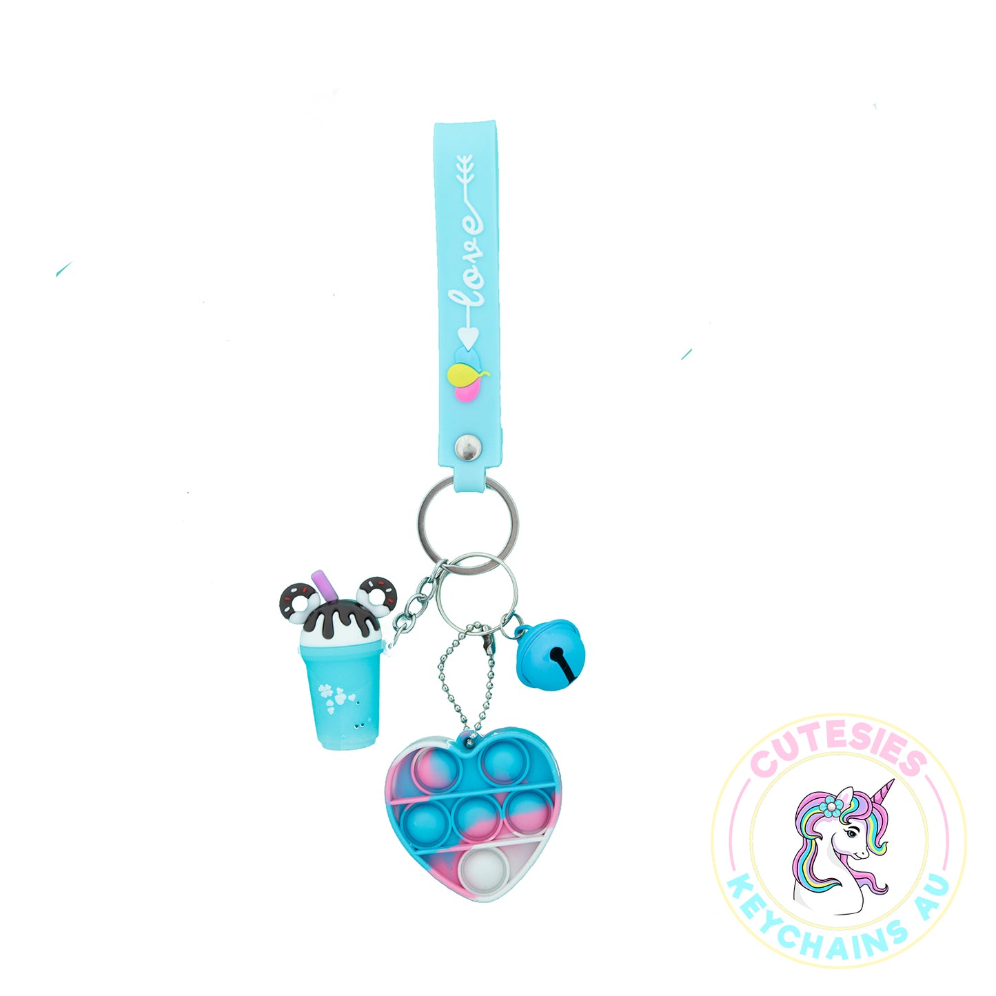 Cute Boba Sensory Keychain, Key Chain for Women, Key Chain for kids, Gifts for girl keychain, kawaii keychain, cute keychain Australia