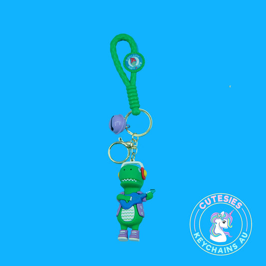Cute Dinosaur Keychain - 3d keychain, creative dinosaur keychain, cute gift for boys, cute keychain for boys schoolbag