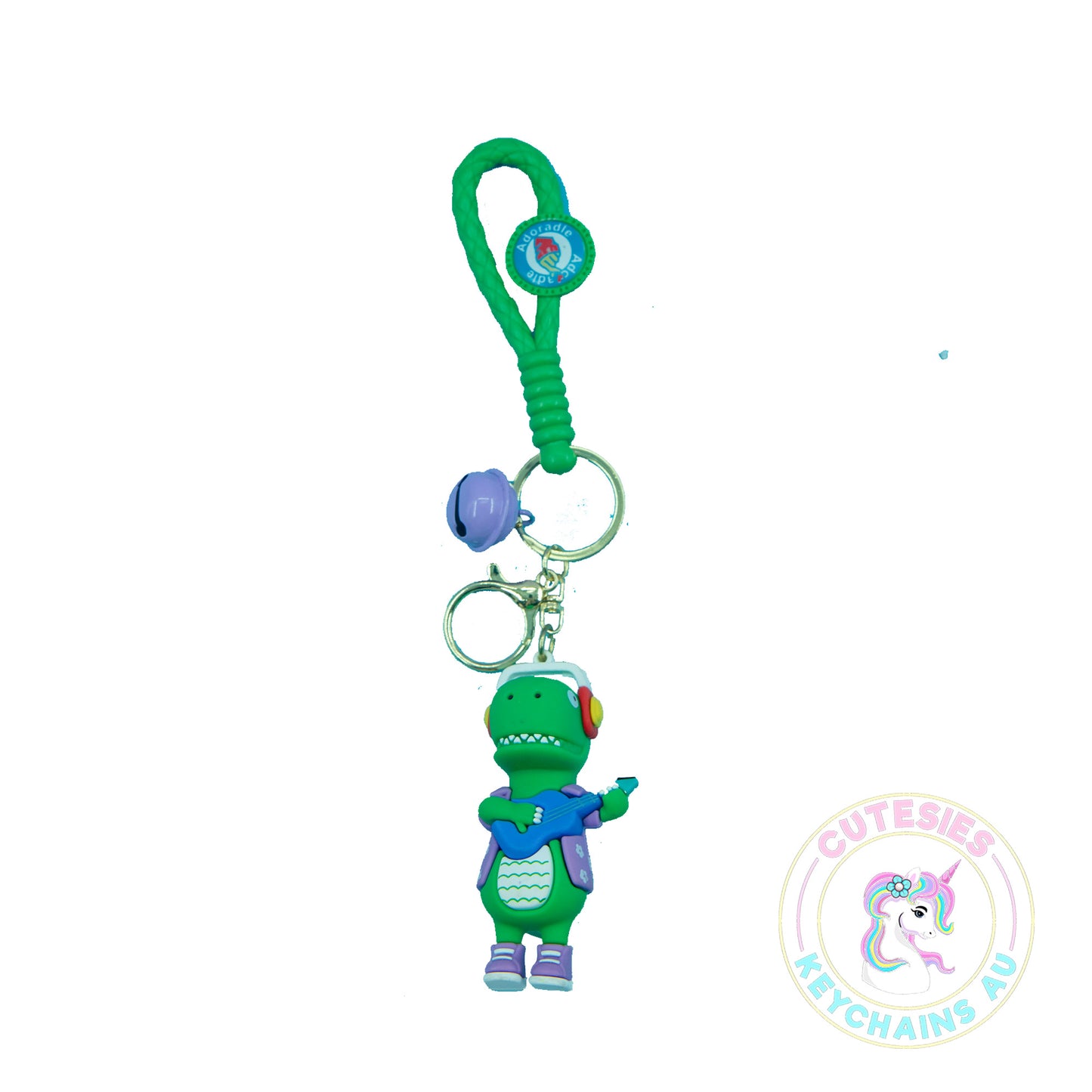 Cute Dinosaur Keychain - 3d keychain, creative dinosaur keychain, cute gift for boys, cute keychain for boys schoolbag