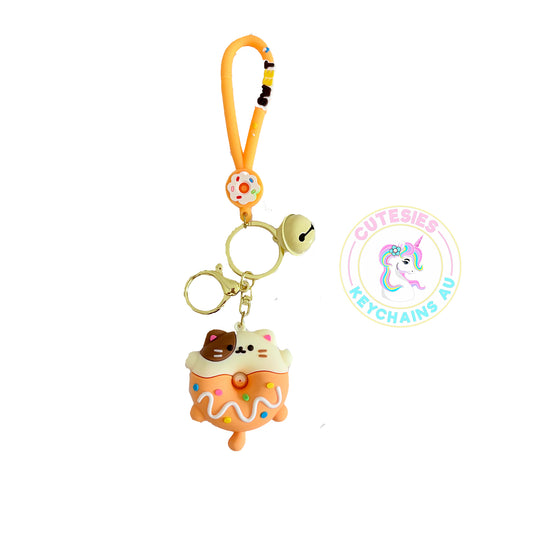 SWEET KAWAII DONUT KEYCHAINS