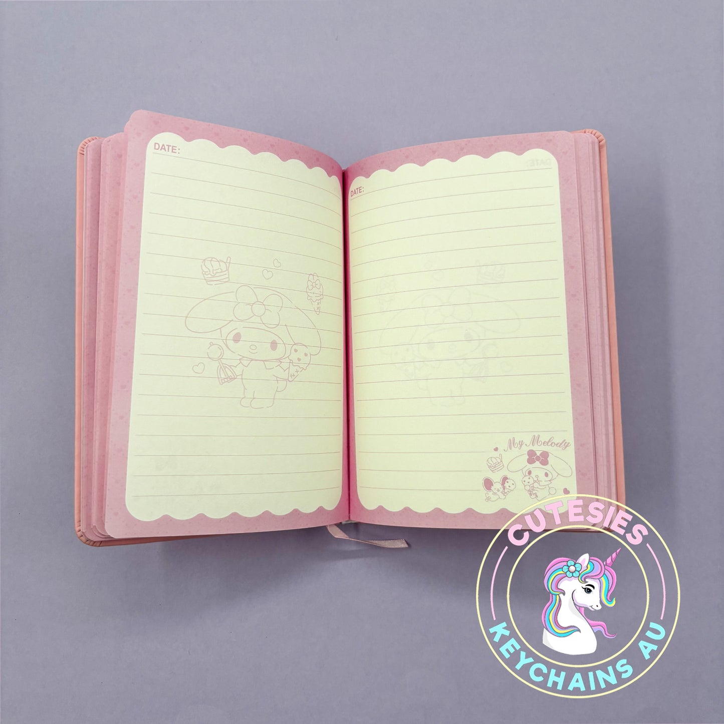 Cute B6 Notebook - Sanrio character book, journal, memo pad, my melody memo pad, mothers day gift