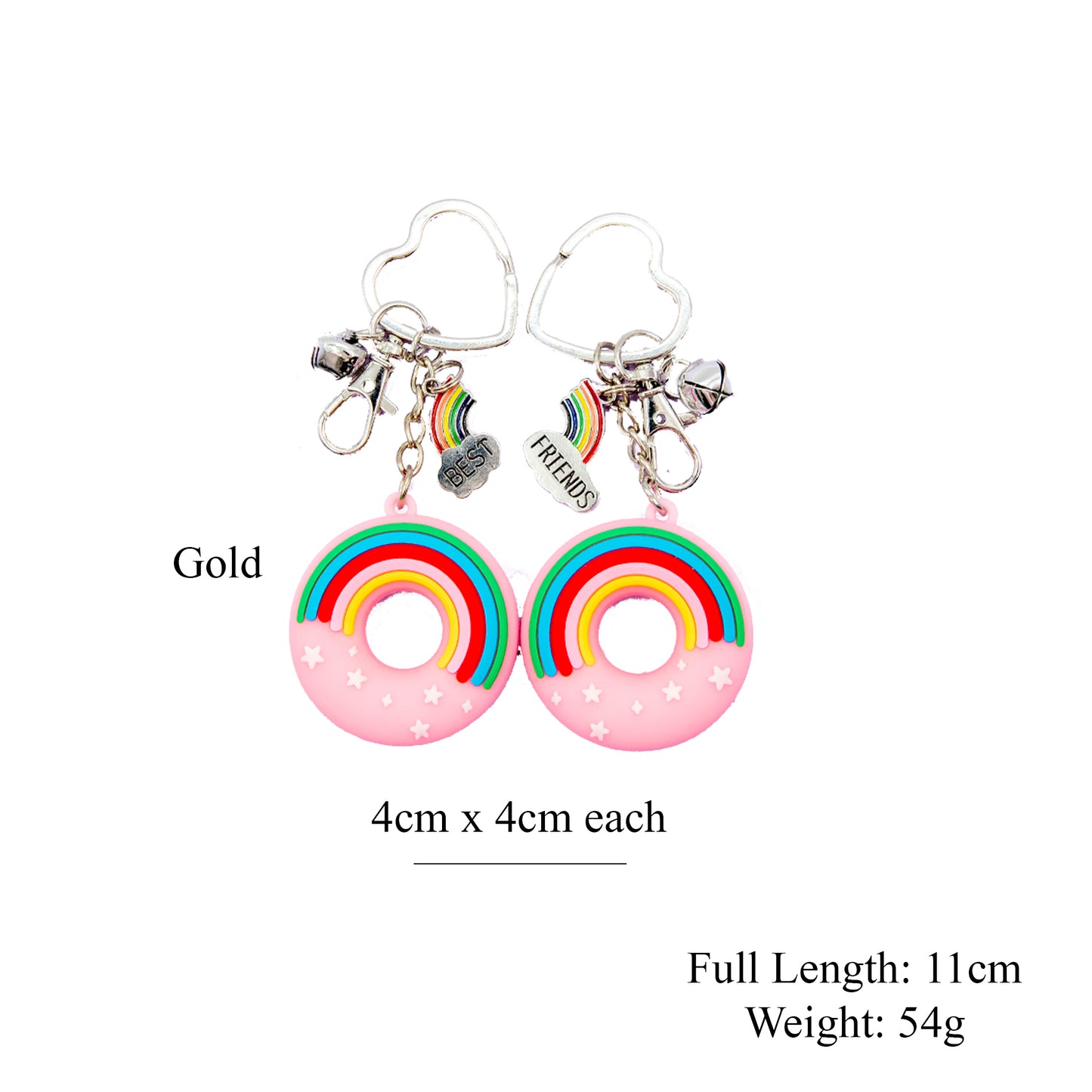 Cute Best Friends Keychain Set, Australia Keychain, Keychain gift for her, gift for mum, gift for best friend, cute keychain