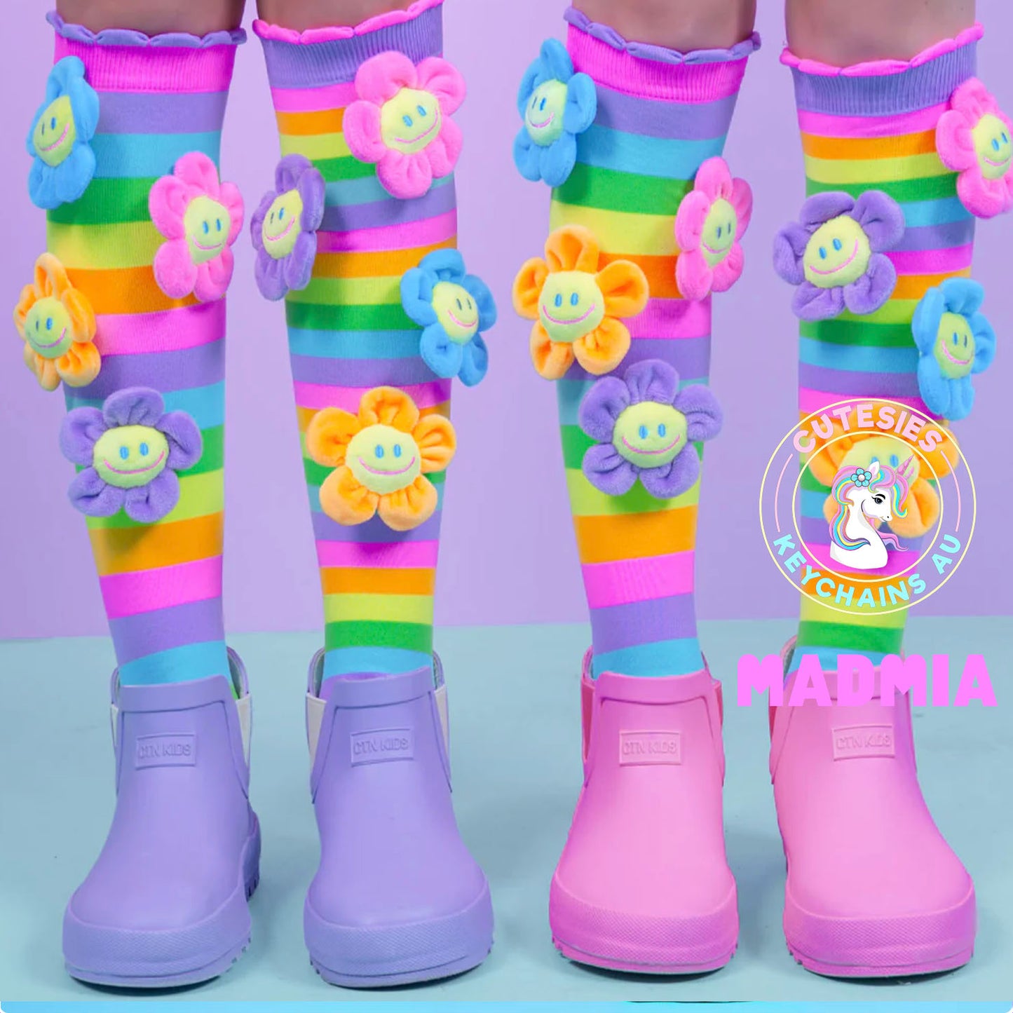 Oopsie Daisy Socks - Toddler and Adult - Rainbow socks, crazy sock day, kids socks, toddler socks, cute socks