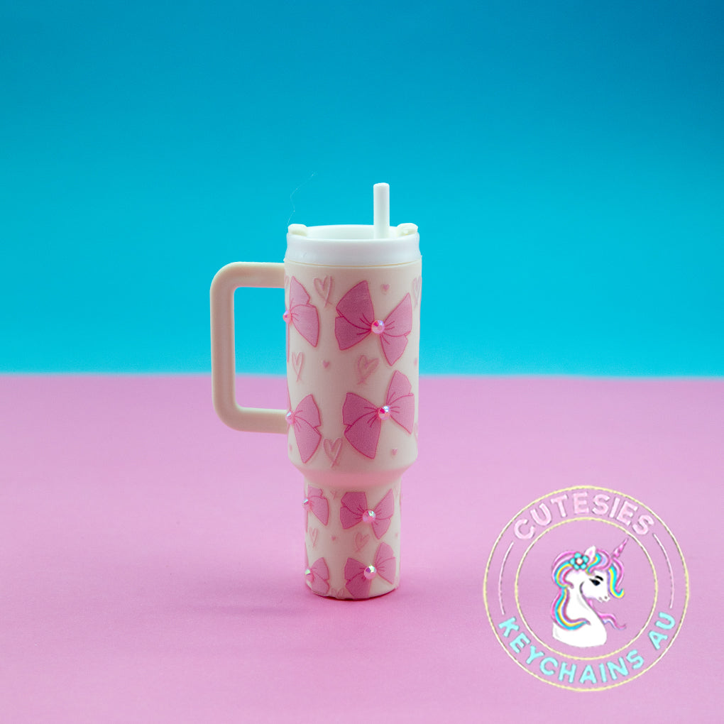 Mini tumbler Lip Balm Holder Keychain (Princess in Love) - Standard Edition