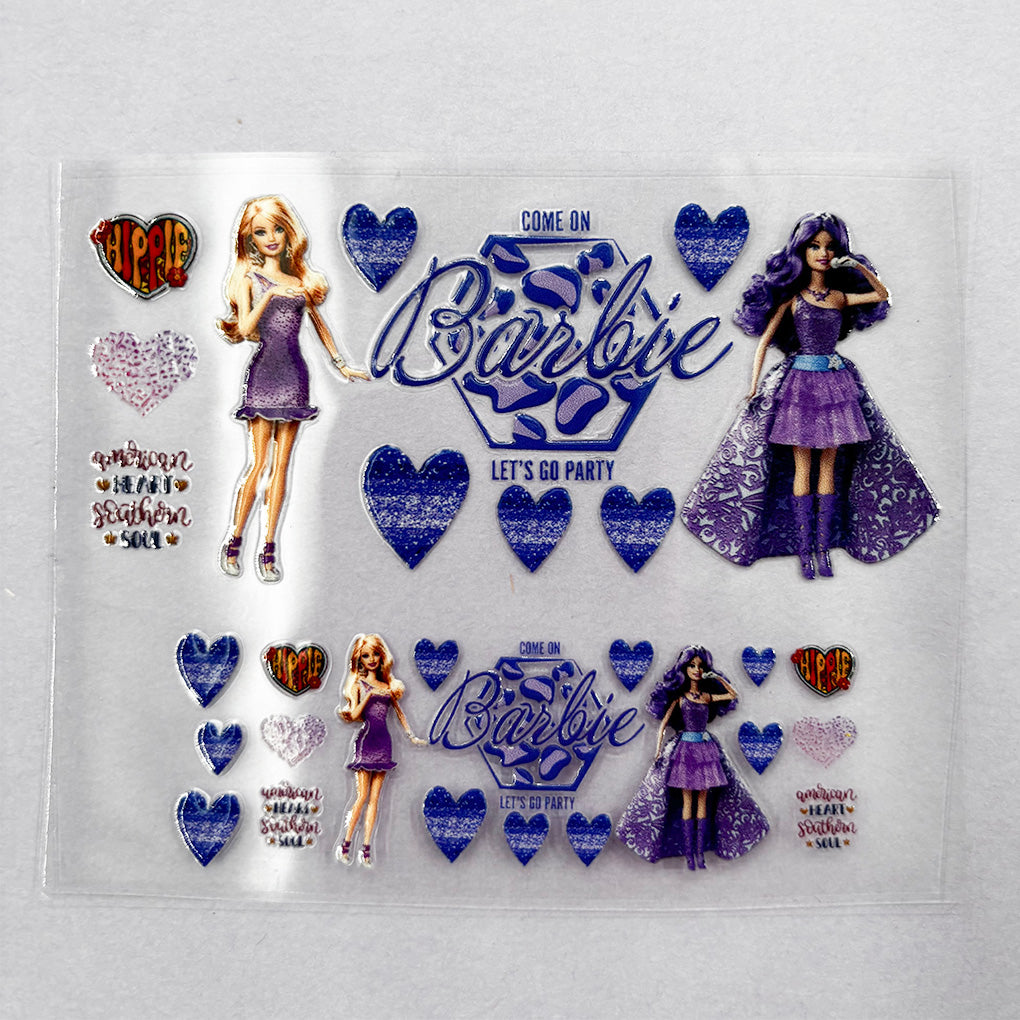 Transfers for mini tumblers