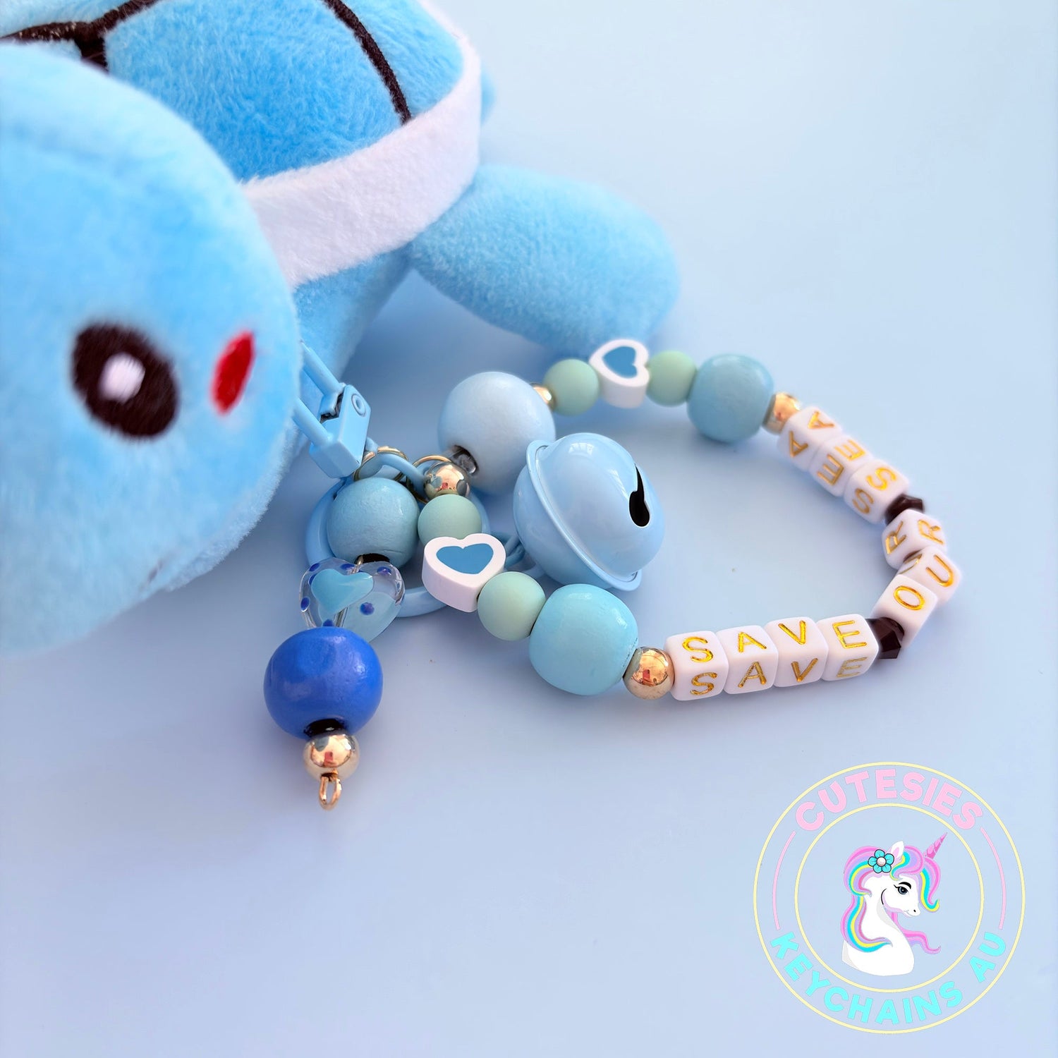 Save our Sea Plushie Keychains