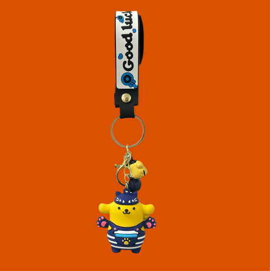 Cute Halloween keychain Yellow Dog