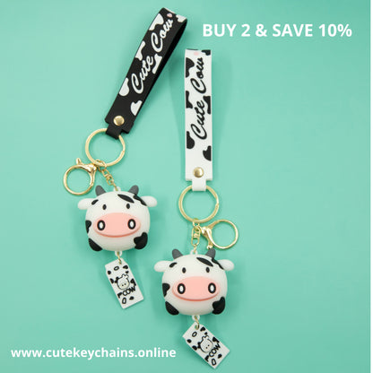 Cute Cow Keychains -