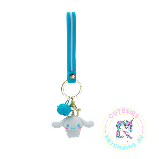 Cute White Puppy Keychain - 3d Keychain, Key Chain for Women, Key Chain for kids, Gifts for girl keychain, kawaii keychain, cute keychain Australia, frog lover, Kawaii Lover&nbsp;