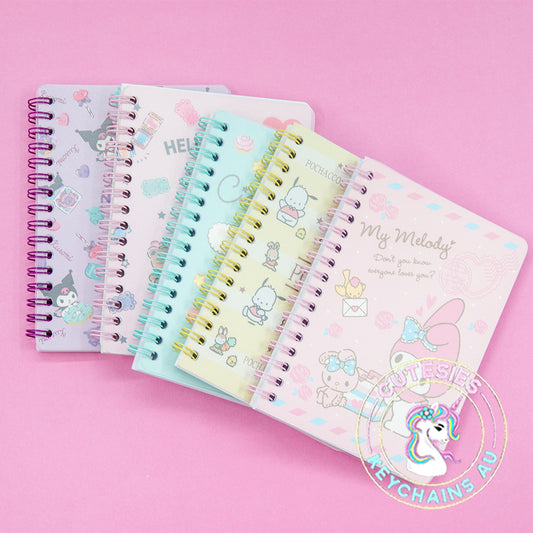 Cute Small Binder Notebook - A5 size notebook, kawaii notebook, small binder notebook, kawaii school supplies, aesthetic stationery