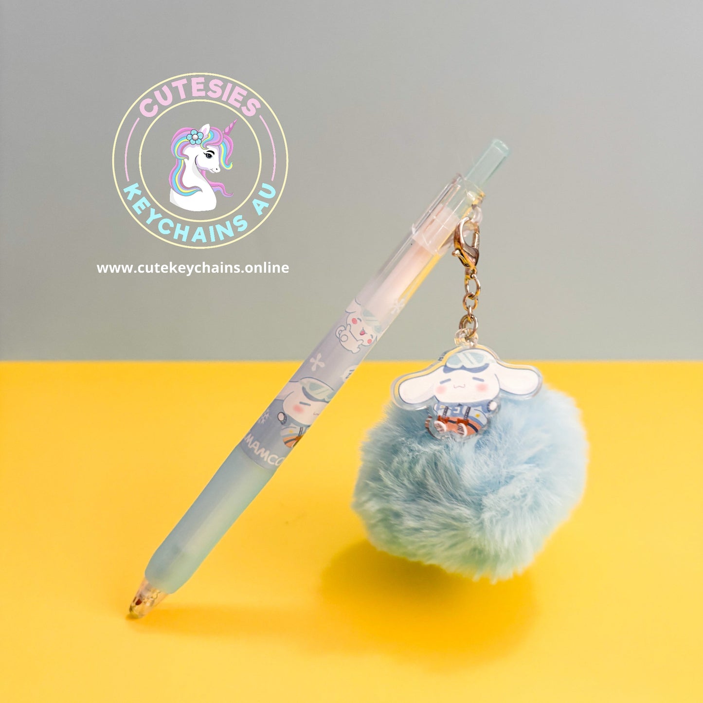 Cinnamonroll Kawaii Pen with Keychain