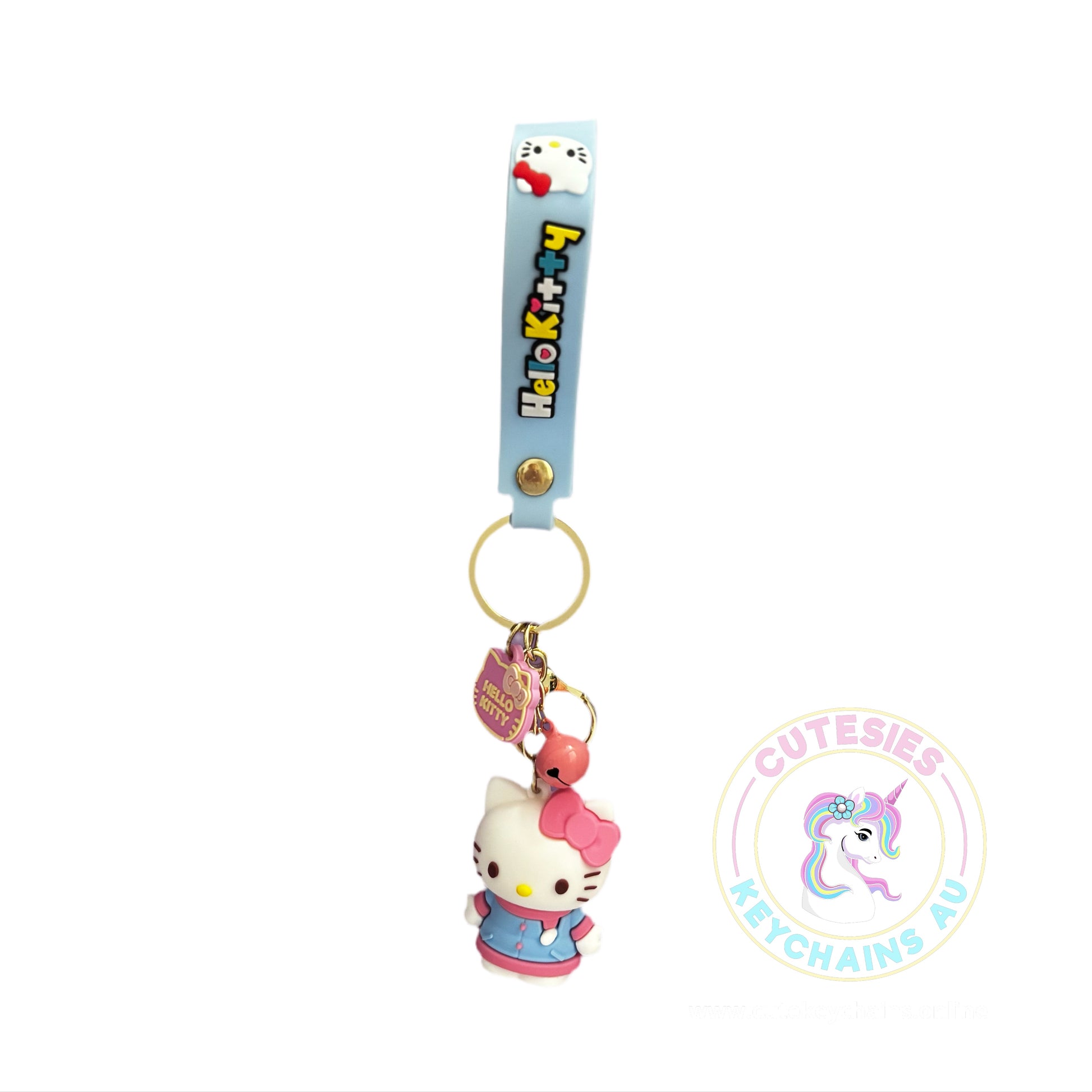 Cute Pastel Hello Kitty Keychain