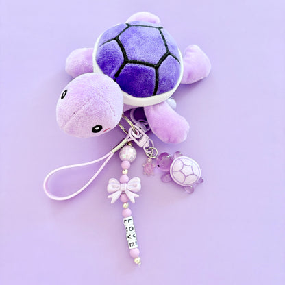 Save our Sea Plushie Turtle Collection - Turtle keychain, Blue Turtle keychain, glow in the dark keychain