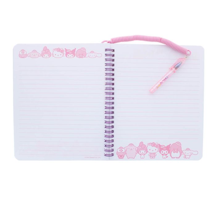 HELLO KITTY SNACK SHOP NOTEBOOK AND PEN