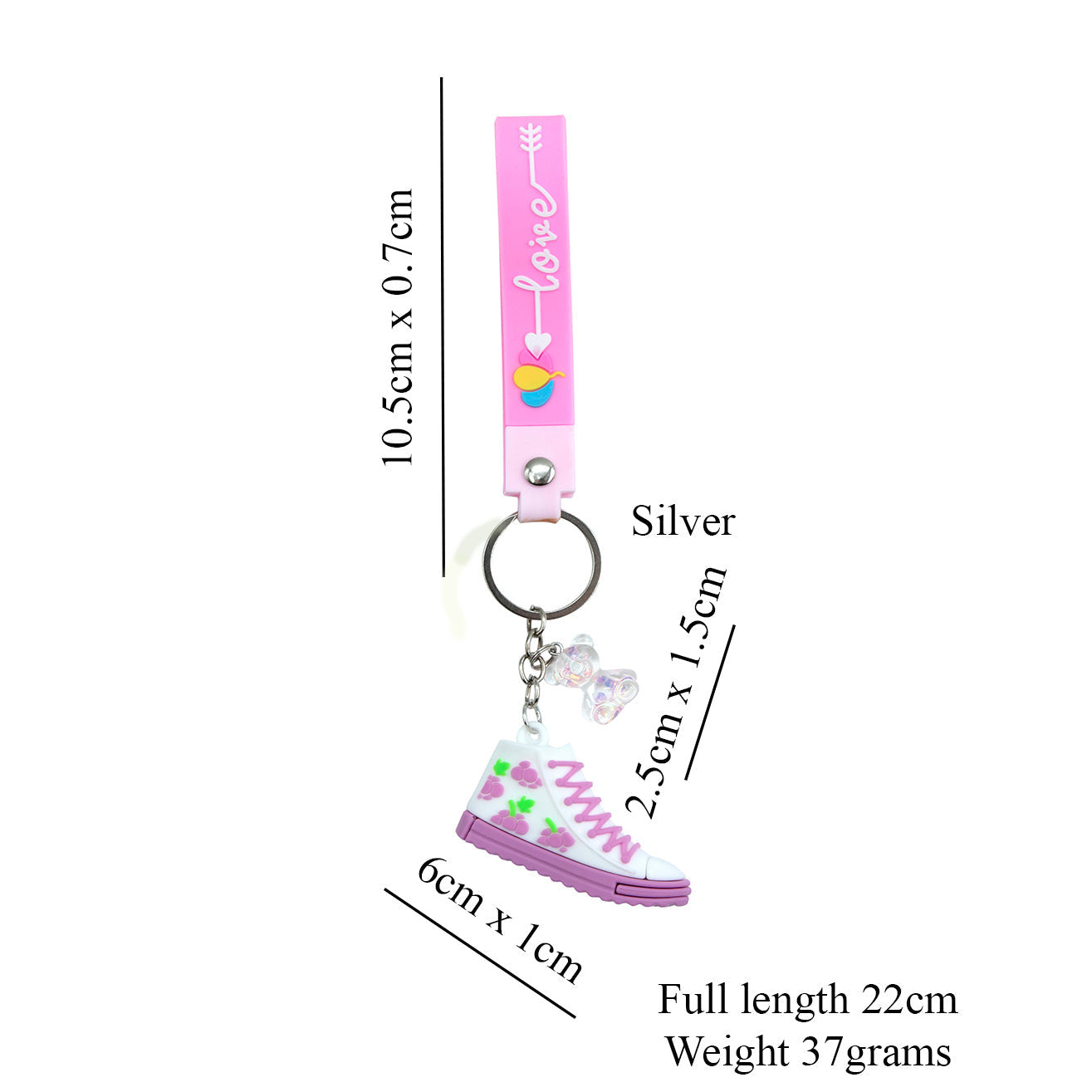 Cute Purple Shoe Keychain, 3d Keyring, Floral Keychain, Keychain Pattern Svg, Key Chain for Women, Key Chain for Women, Key Chain for kids,  Gifts for girl keychain, kawaii keychain, cute keychain Australia