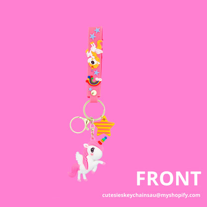 Cute Pink Unicorn Star Keychain, Key Chain for Women, Key Chain for kids,  Gifts for girl keychain, kawaii keychain, cute keychain Australia