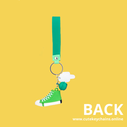Cute Green Shoe Keychain, 3d Keyring, Key Chain for kids,  Gifts for girl keychain, kawaii keychain, cute keychain Australia