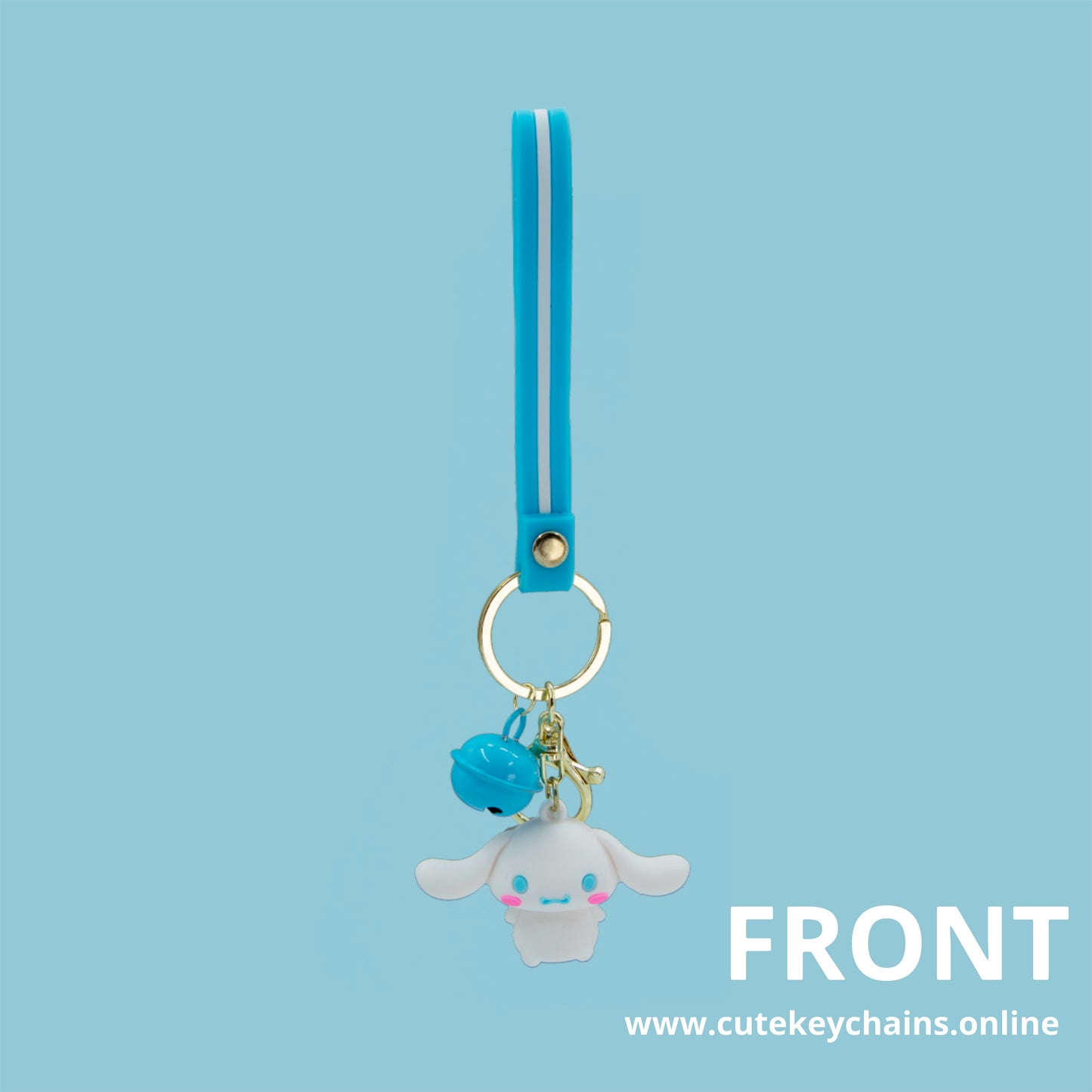 Cute White Puppy Keychain - 3d Keychain, Key Chain for Women, Key Chain for kids, Gifts for girl keychain, kawaii keychain, cute keychain Australia, frog lover, Kawaii Lover&nbsp;