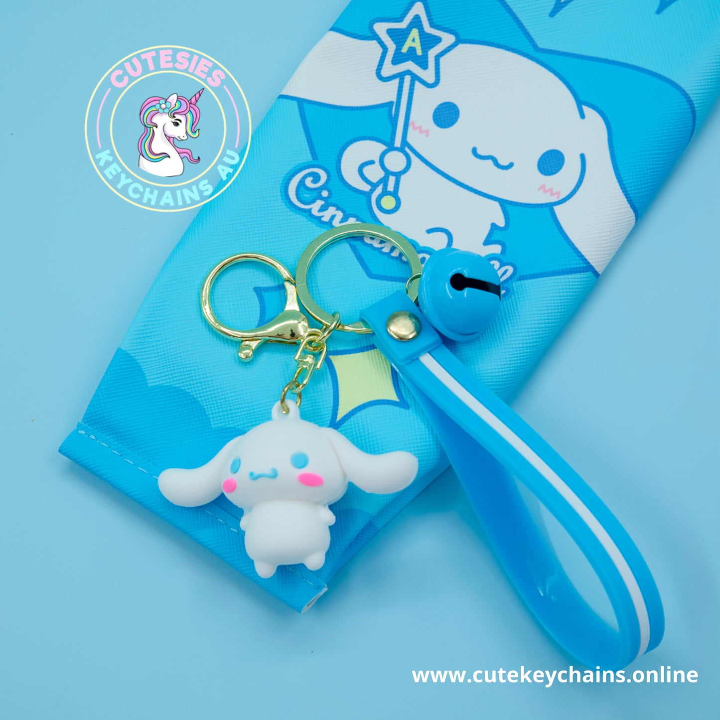 Cute White Puppy Keychain - 3d Keychain, Key Chain for Women, Key Chain for kids, Gifts for girl keychain, kawaii keychain, cute keychain Australia, frog lover, Kawaii Lover&nbsp;