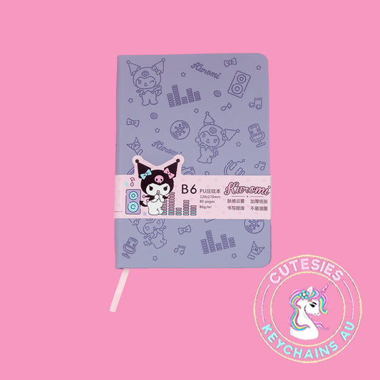 Cute B6 Notebook - Sanrio character book, journal, memo pad, my melody memo pad, mothers day gift