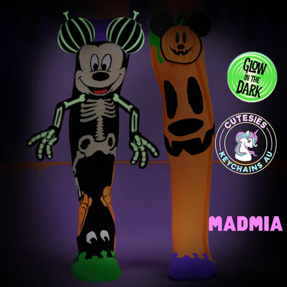 Mickey Mouse Socks - Glow in the dark - Toddler and Adult - Disney Socks, Mickey Mouse, Mickey mouse glow in the dark socks, halloween socks