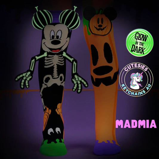 Mickey Mouse Socks - Glow in the dark - Toddler and Adult - Disney Socks, Mickey Mouse, Mickey mouse glow in the dark socks, halloween socks