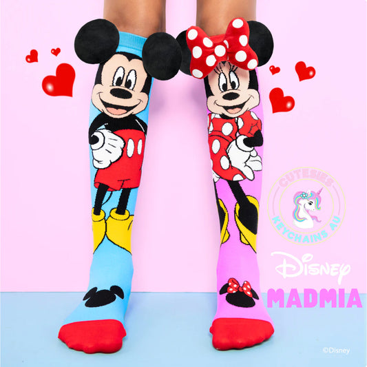 Mickey and Minnie Mouse Socks - Toddler and Adult - Disney Socks, Mickey Mouse, Minnie Mouse, Mickey and Minnie mouse socks
