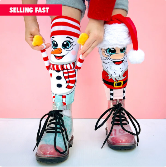Madmia Snowman & Santa Socks - NEW