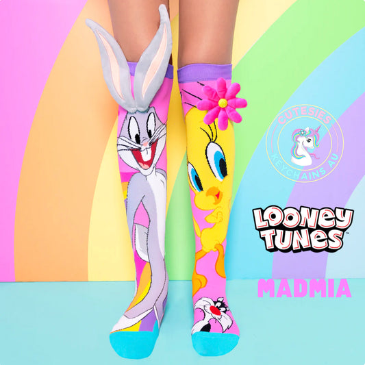 Bugs Bunny & Tweety Bird Socks - Toddler and Adult - Bugs Bunny Socks, Tweety Bird Socks, Crazy sock day