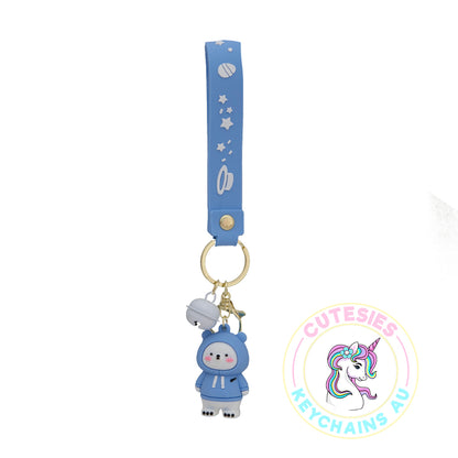 Cute Polar Bear Keychain - Cute Bear Keychain, Polar Bear Lover, Gift for child, gift for mum, keychain Australia,