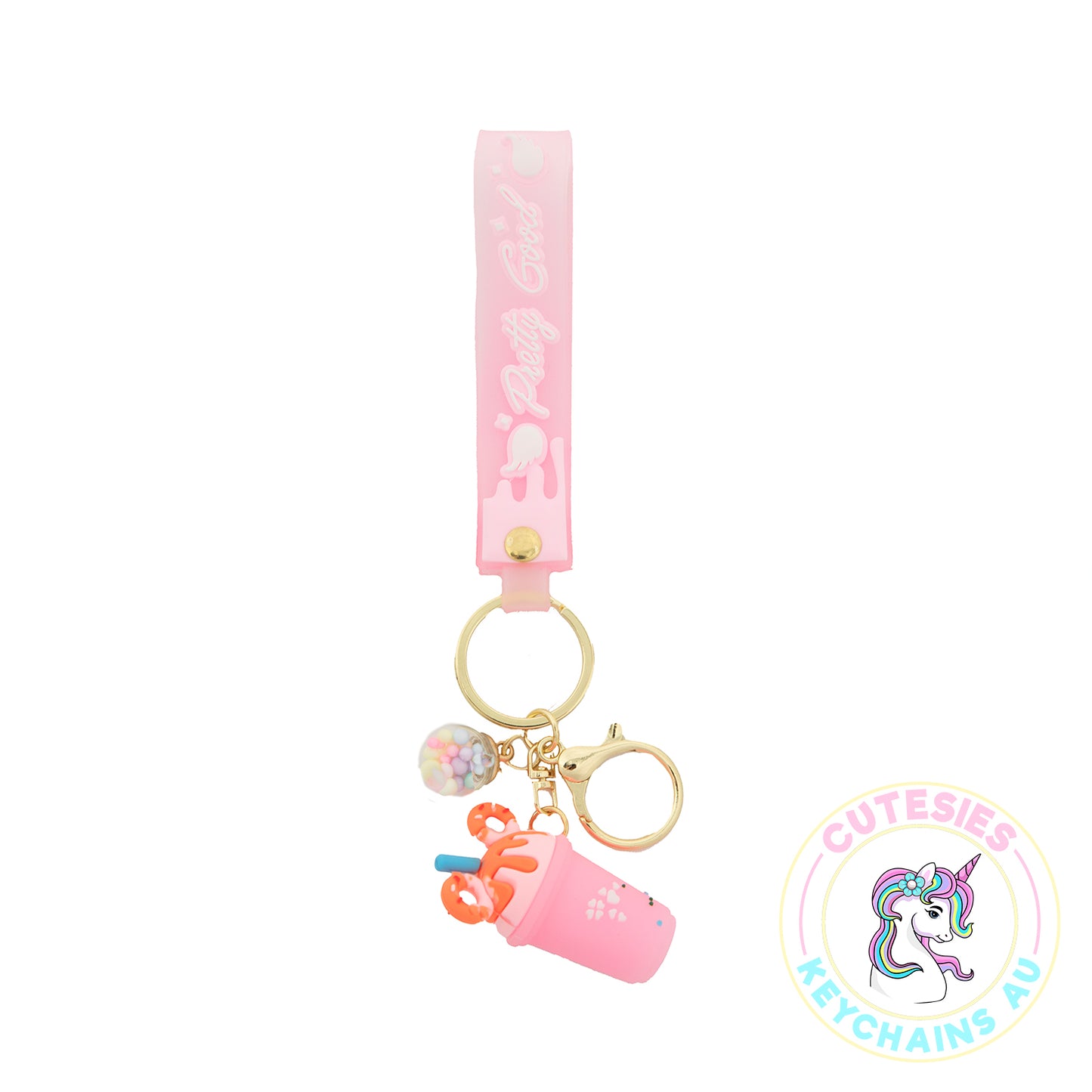 Cute Pink Boba Keychain, Key Chain for Women, Key Chain for kids,  Gifts for girl keychain, kawaii keychain, cute keychain Australia