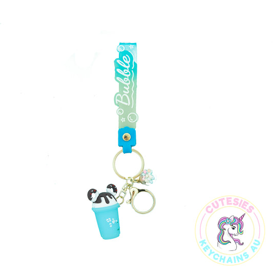 Cute Blue Boba Bubbles keychain, Key Chain for Women, Key Chain for kids,  Gifts for girl keychain, kawaii keychain, cute keychain Australia