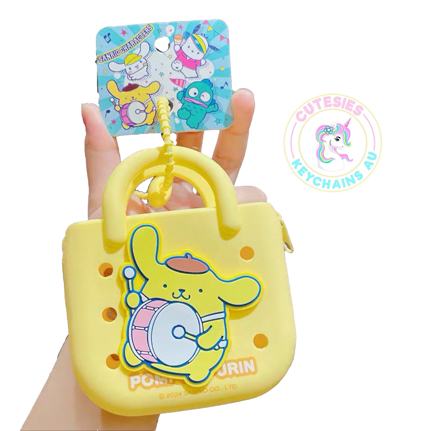 Mini Silicone diy Beach Bag (Genuine) - Headphone storage