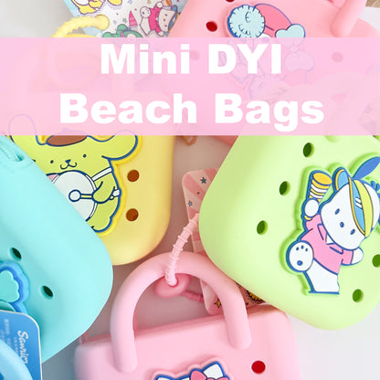 Mini Silicone diy Beach Bag (Genuine) - Headphone storage