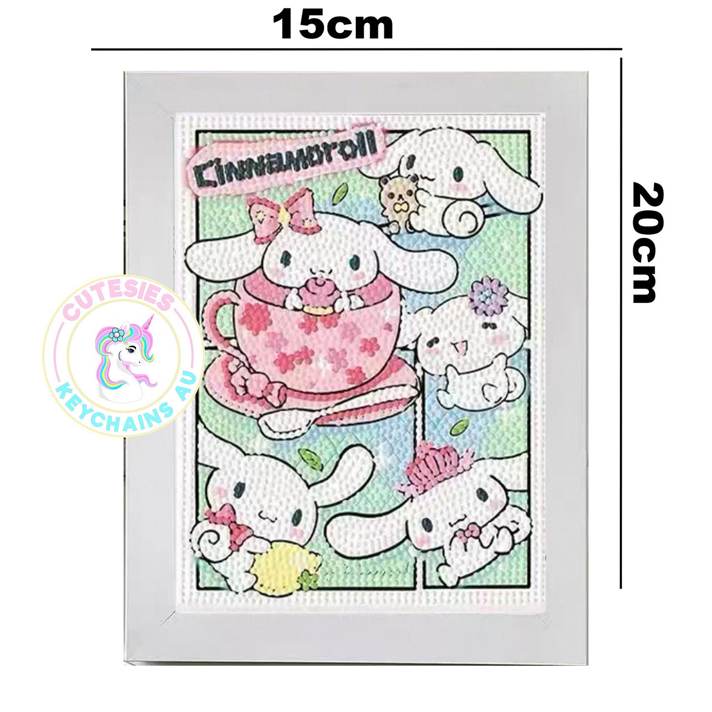 DIAMOND PAINTING - frame Style full kit