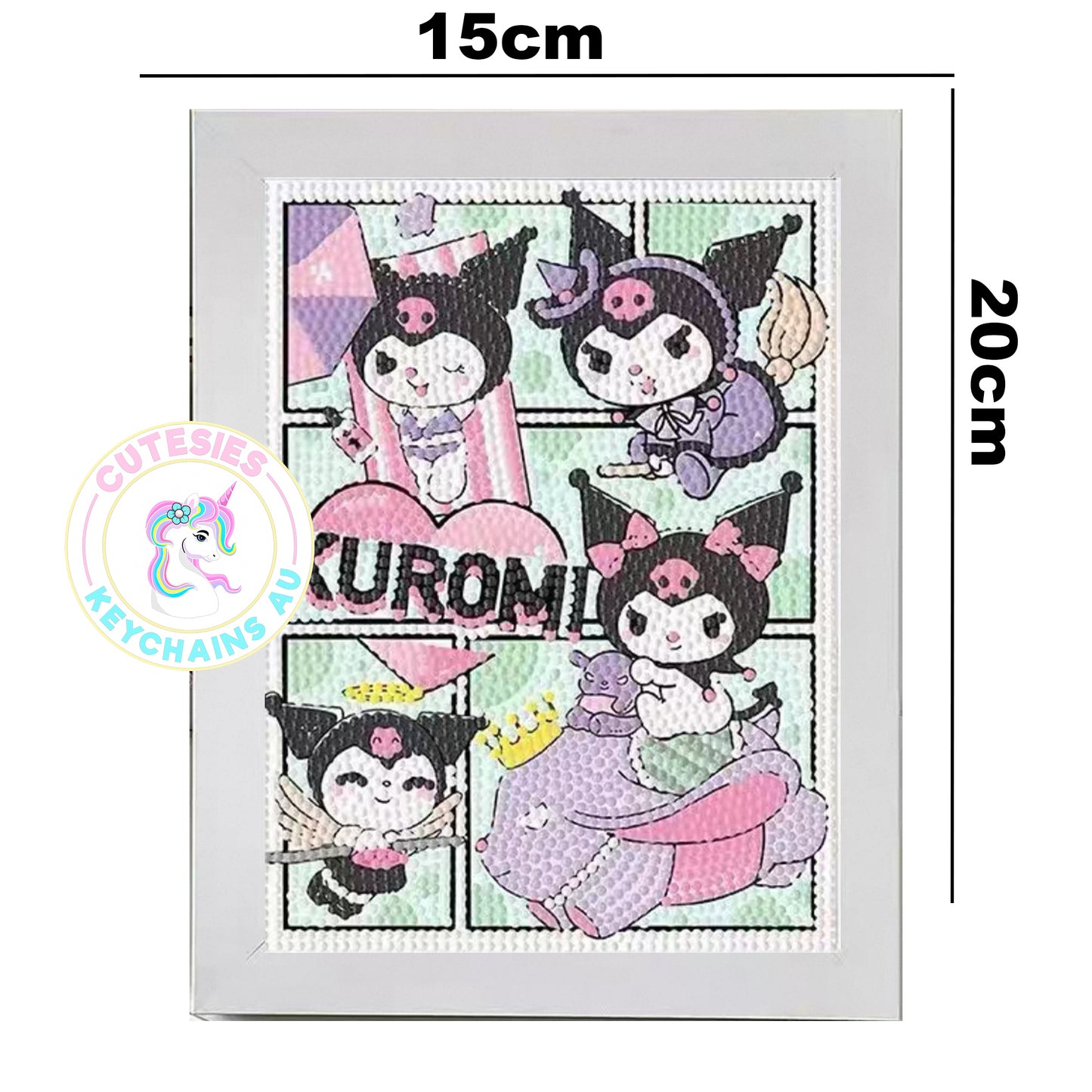 DIAMOND PAINTING - frame Style full kit