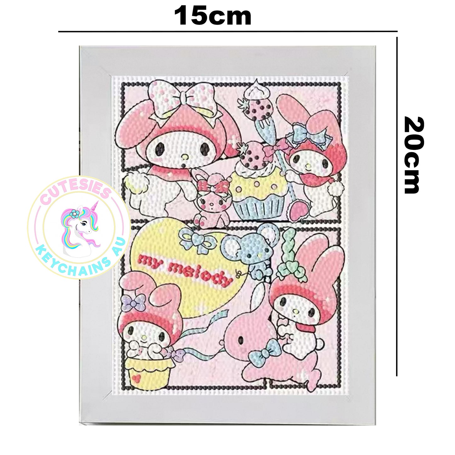 DIAMOND PAINTING - frame Style full kit