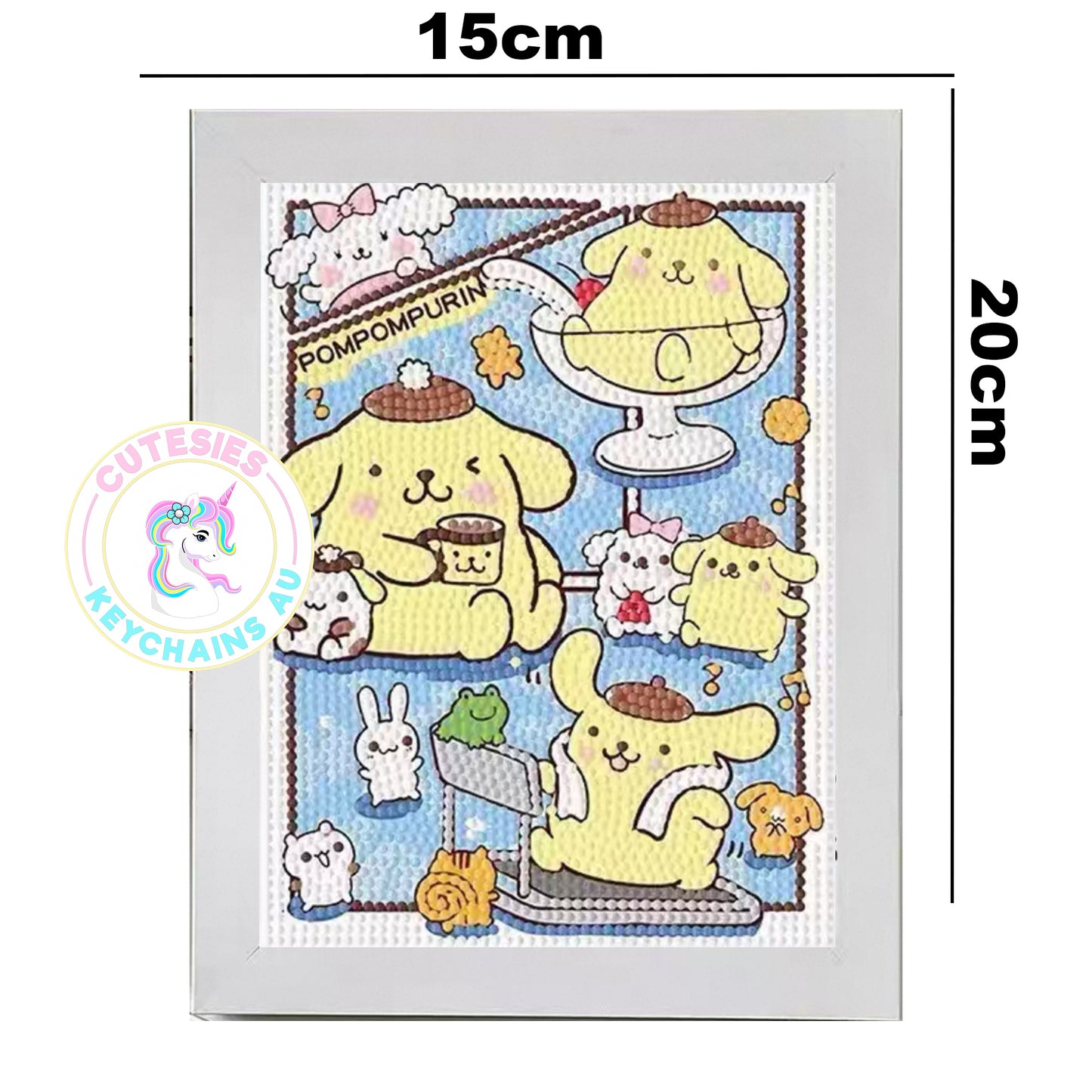 DIAMOND PAINTING - frame Style full kit