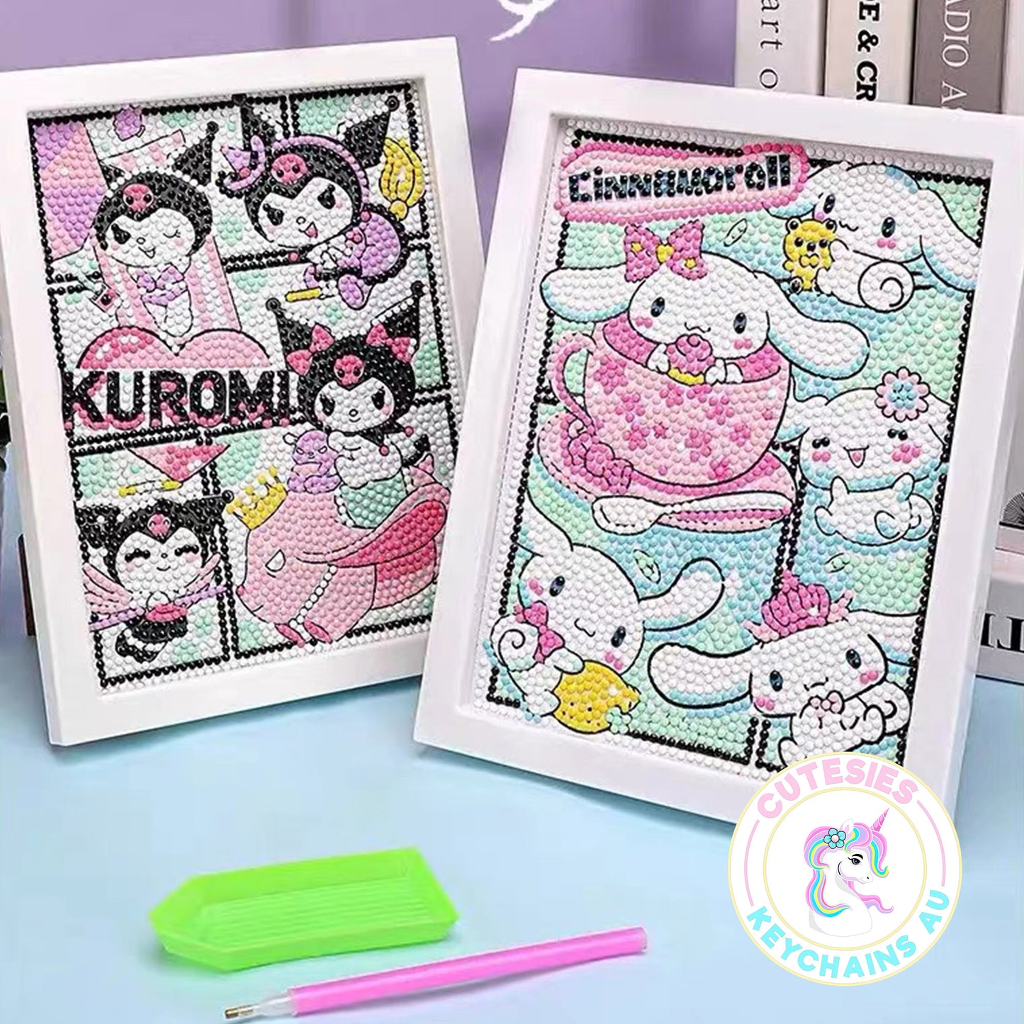 DIAMOND PAINTING - frame Style full kit