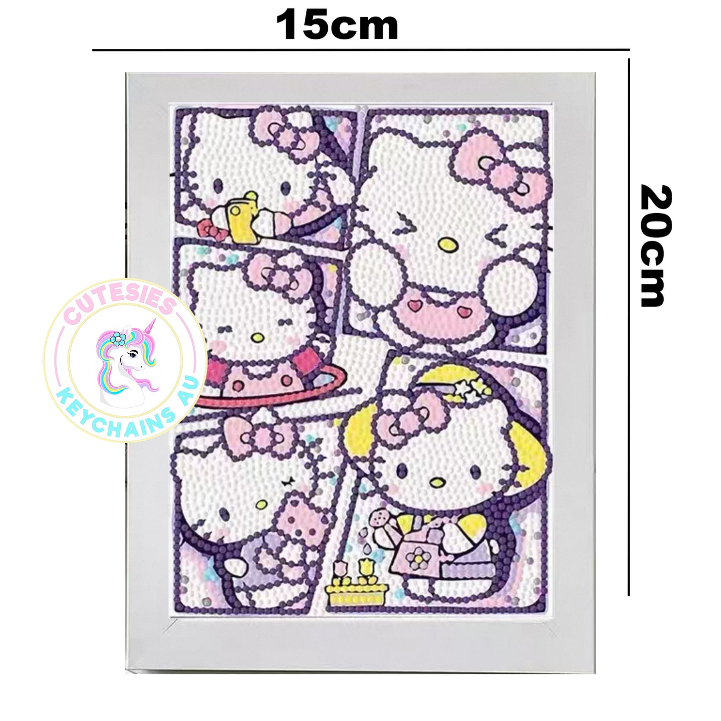 DIAMOND PAINTING - frame Style full kit