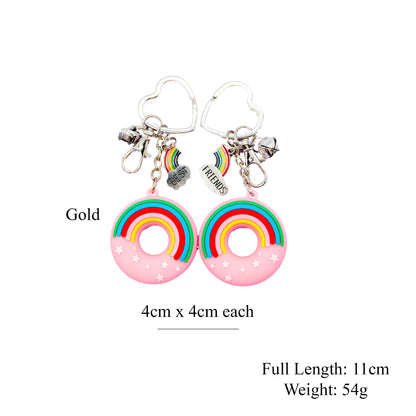 Cute Best Friends Keychain Set, Australia Keychain, Keychain gift for her, gift for mum, gift for best friend, cute keychain